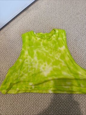 Lululemon tie dye tank top cropped